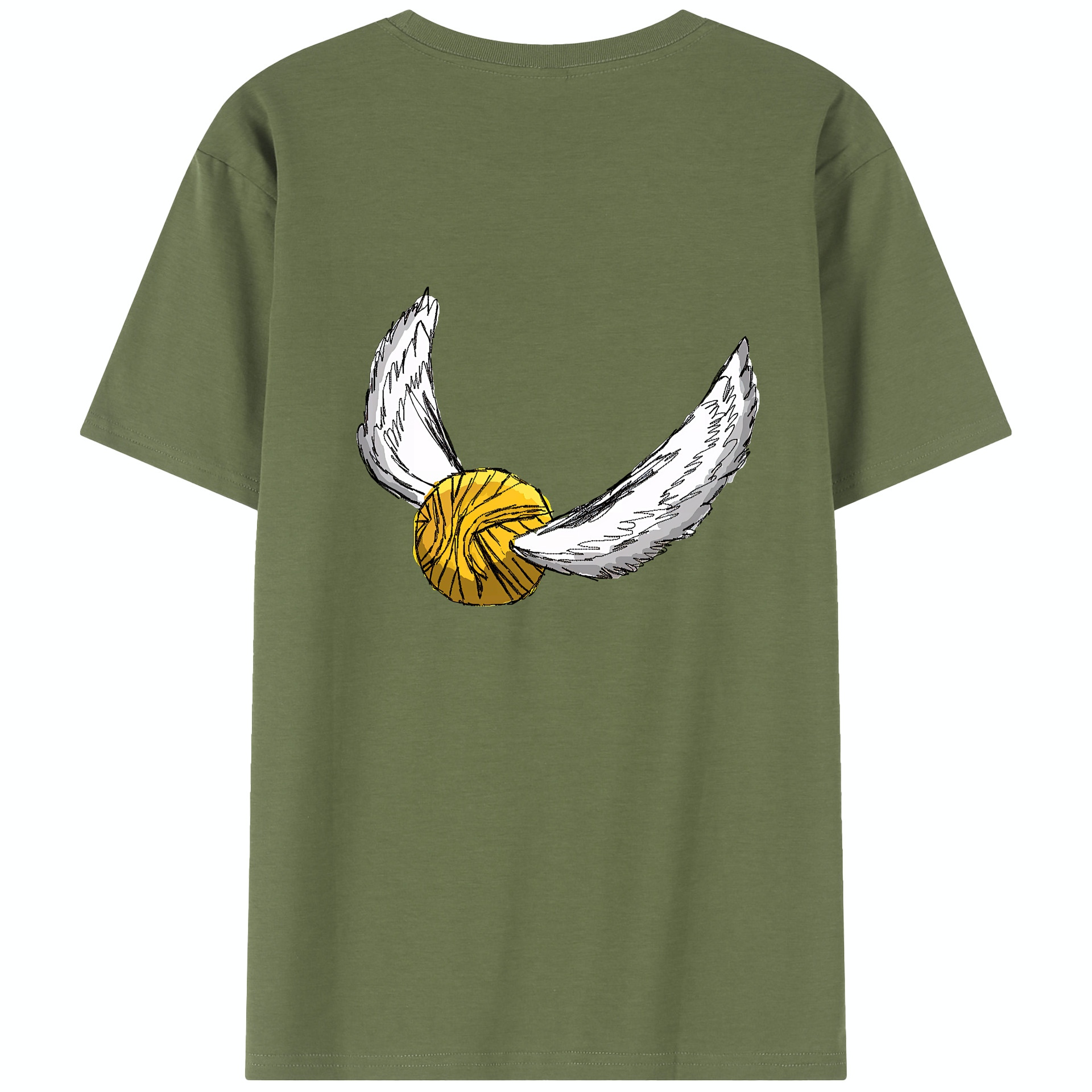 （画像用） Harry Potter ハリー・ポッターシリーズ 綿100％半袖Tシャツ（背面プリント）